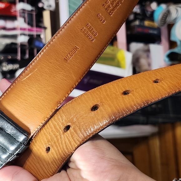 Vintage Coach Forest Green Belt 8500 - Picture 5 of 9